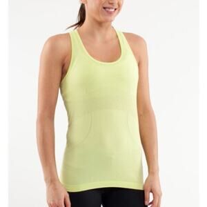 Lululemon Run Swiftly Racerback sz 8 Wild Lime
